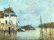 Alfred Sisley Flood at Pont-Marley oil painting on canvas